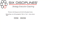 Tablet Screenshot of install.sixdisciplines.com